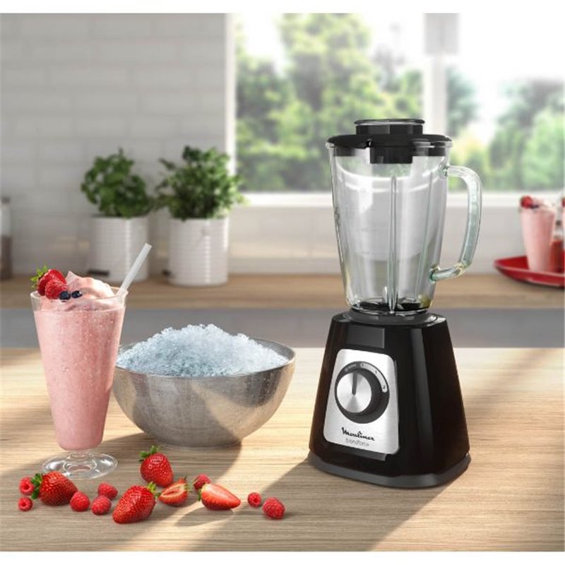 BLENDER MOULINEX 800W NOIR Blendforce Bol Verre ﻿ Sache maison et